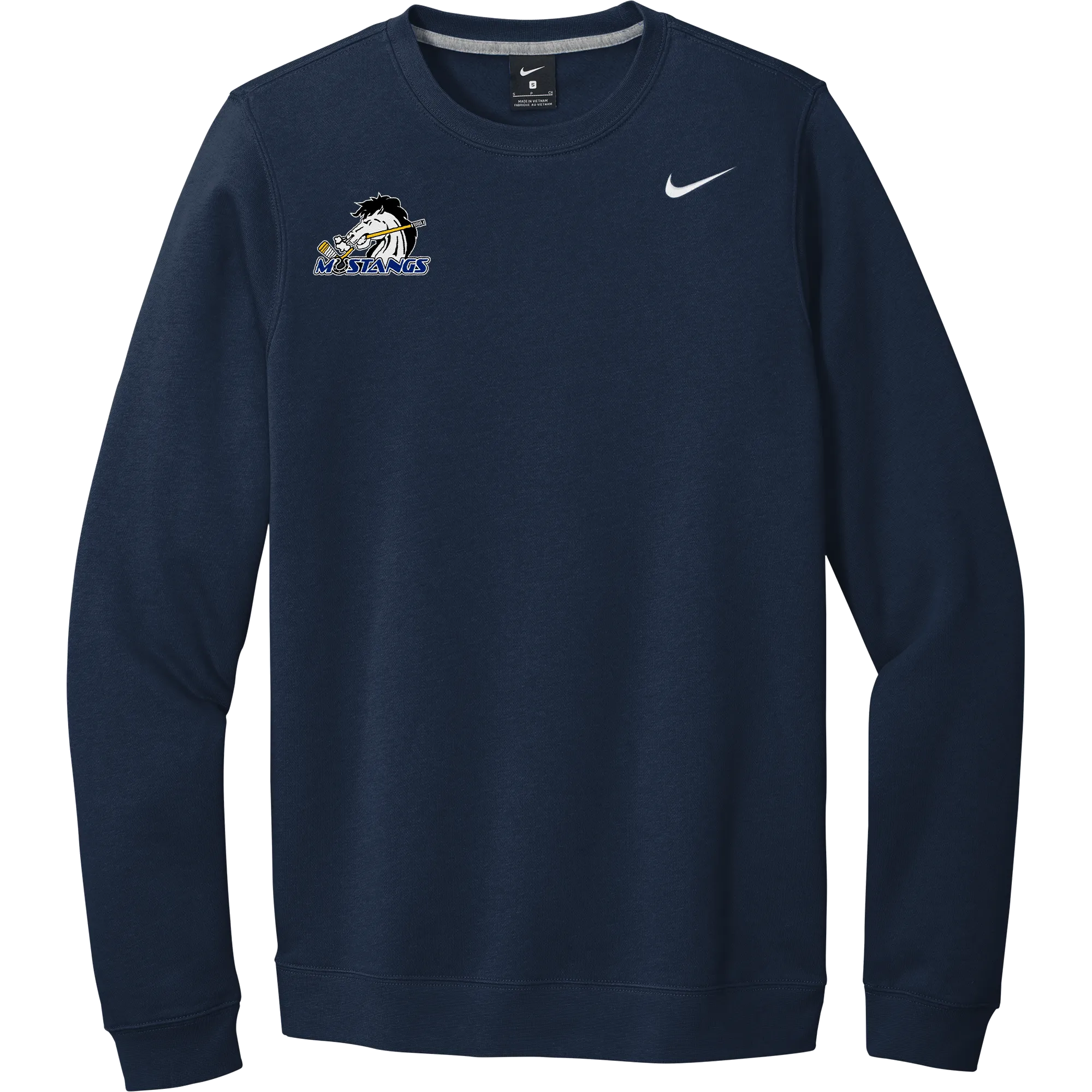 Mid-State Mustangs Nike Club Fleece Crew