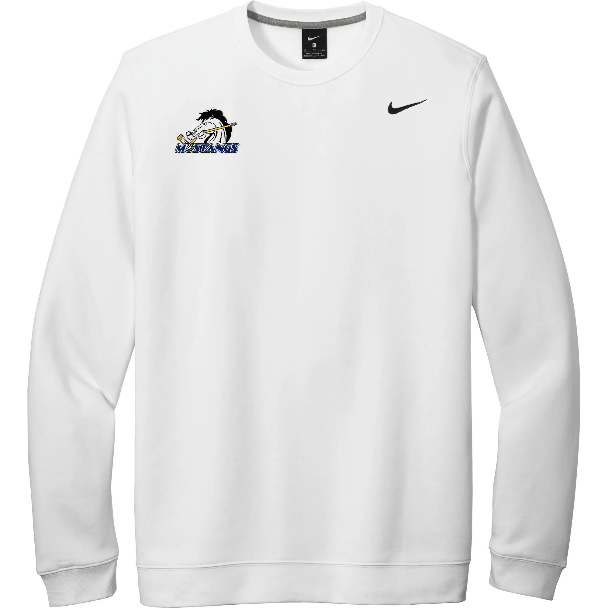 Mid-State Mustangs Nike Club Fleece Crew