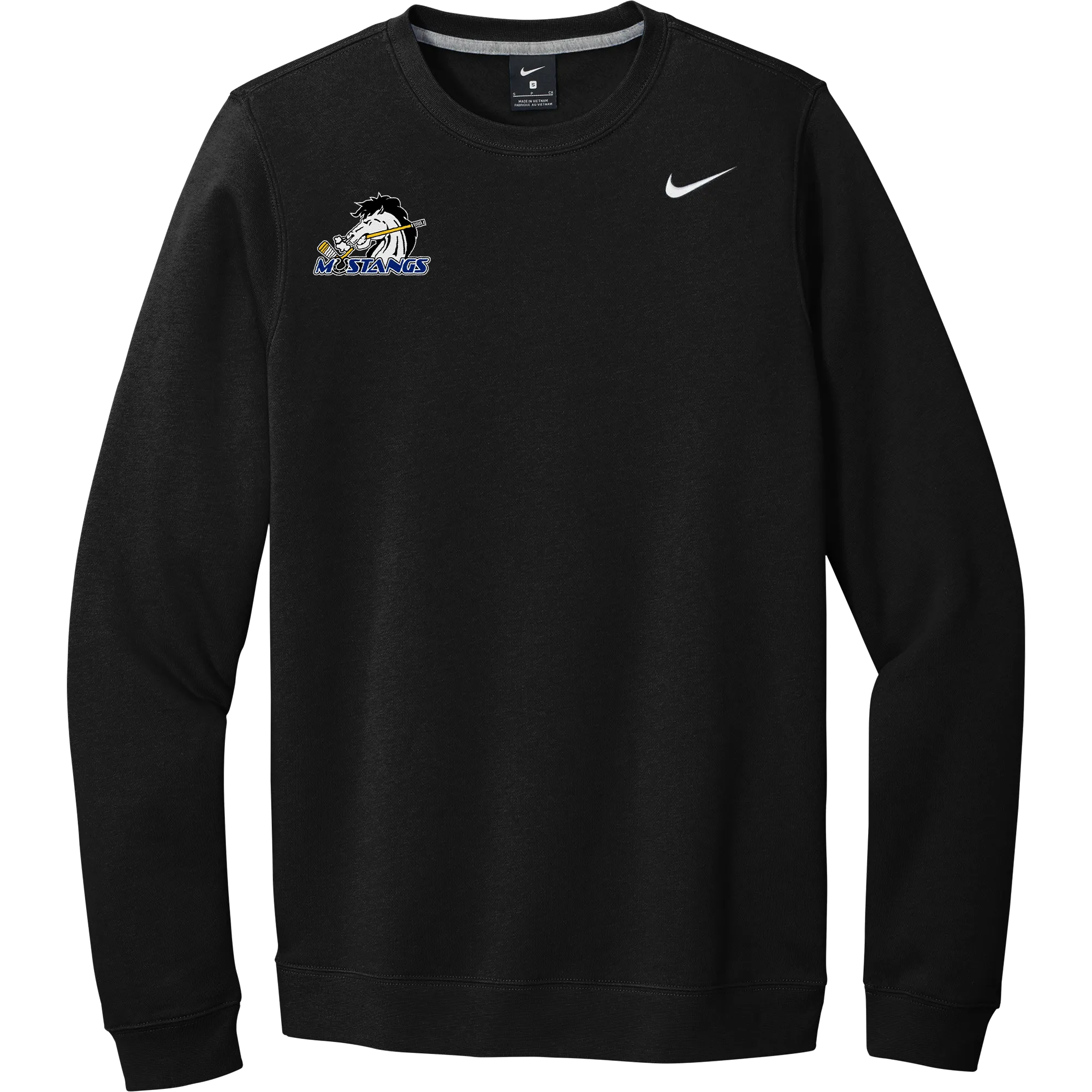 Mid-State Mustangs Nike Club Fleece Crew