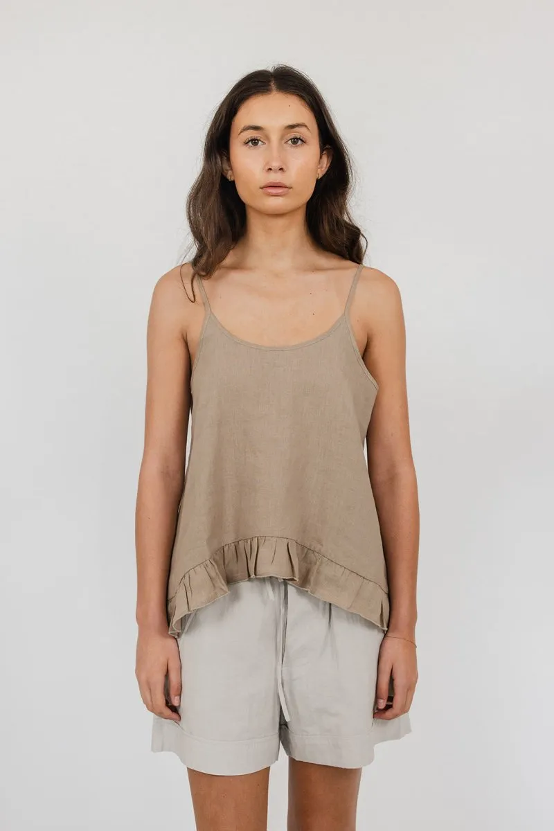 Misch Top in Linen