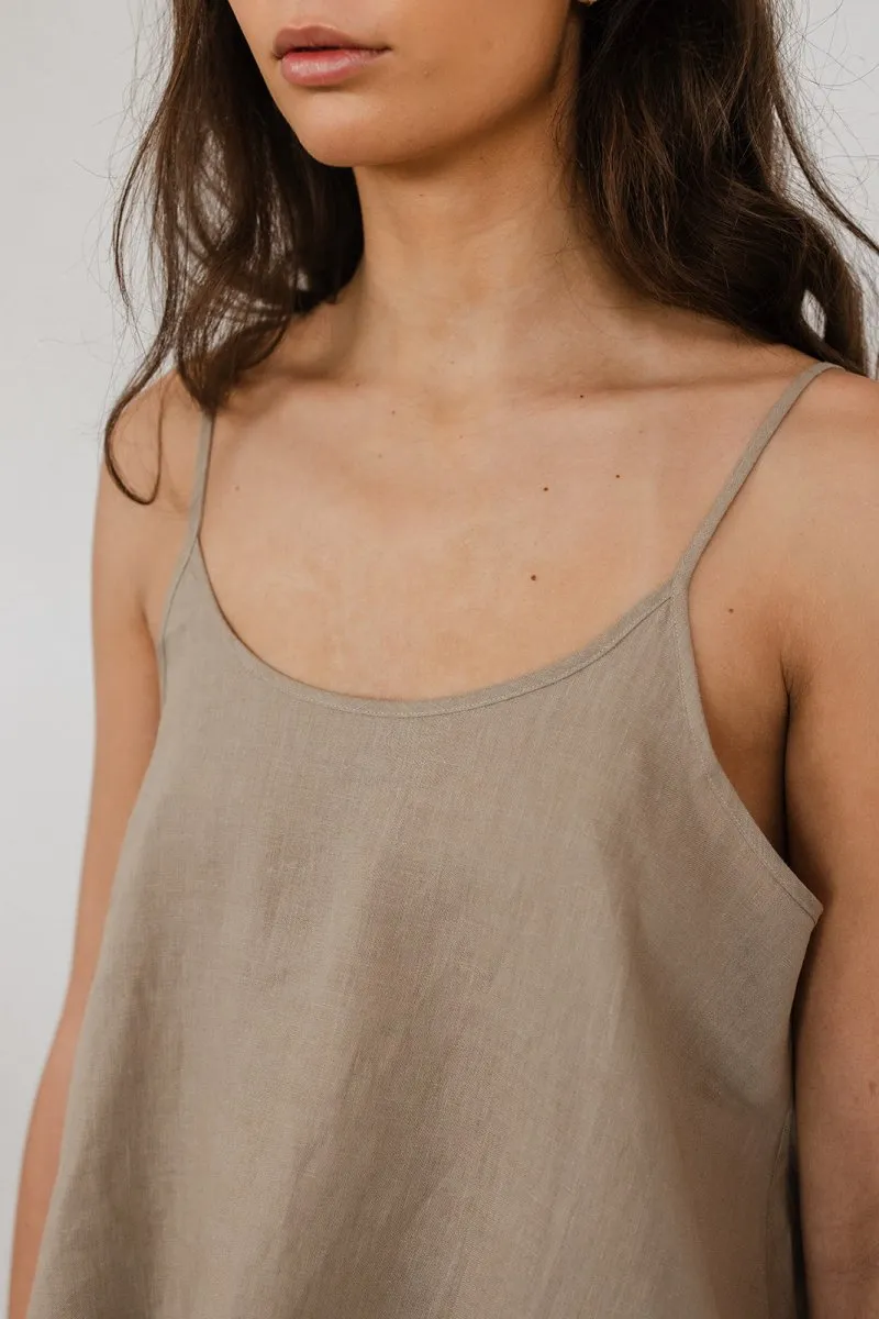 Misch Top in Linen