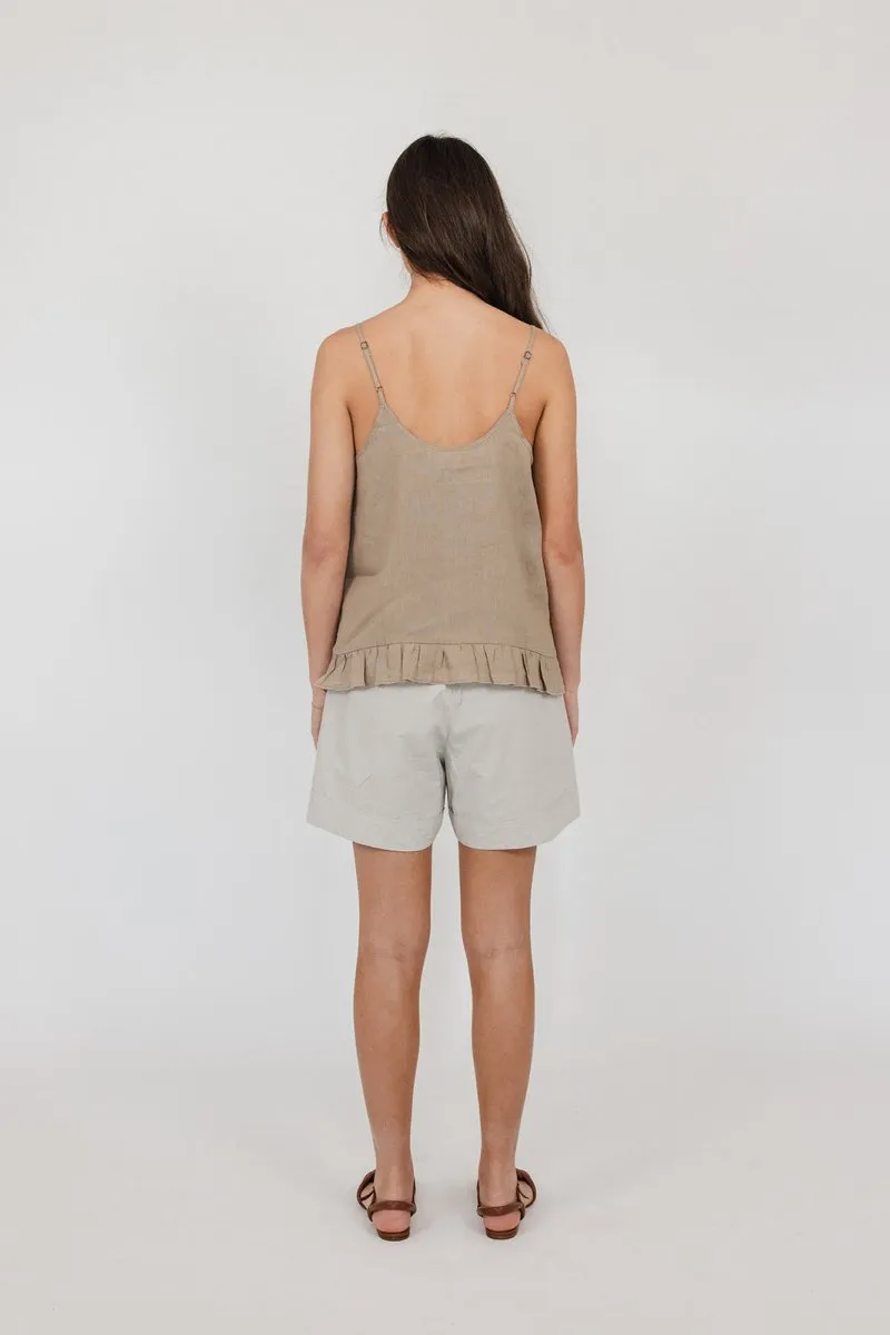 Misch Top in Linen