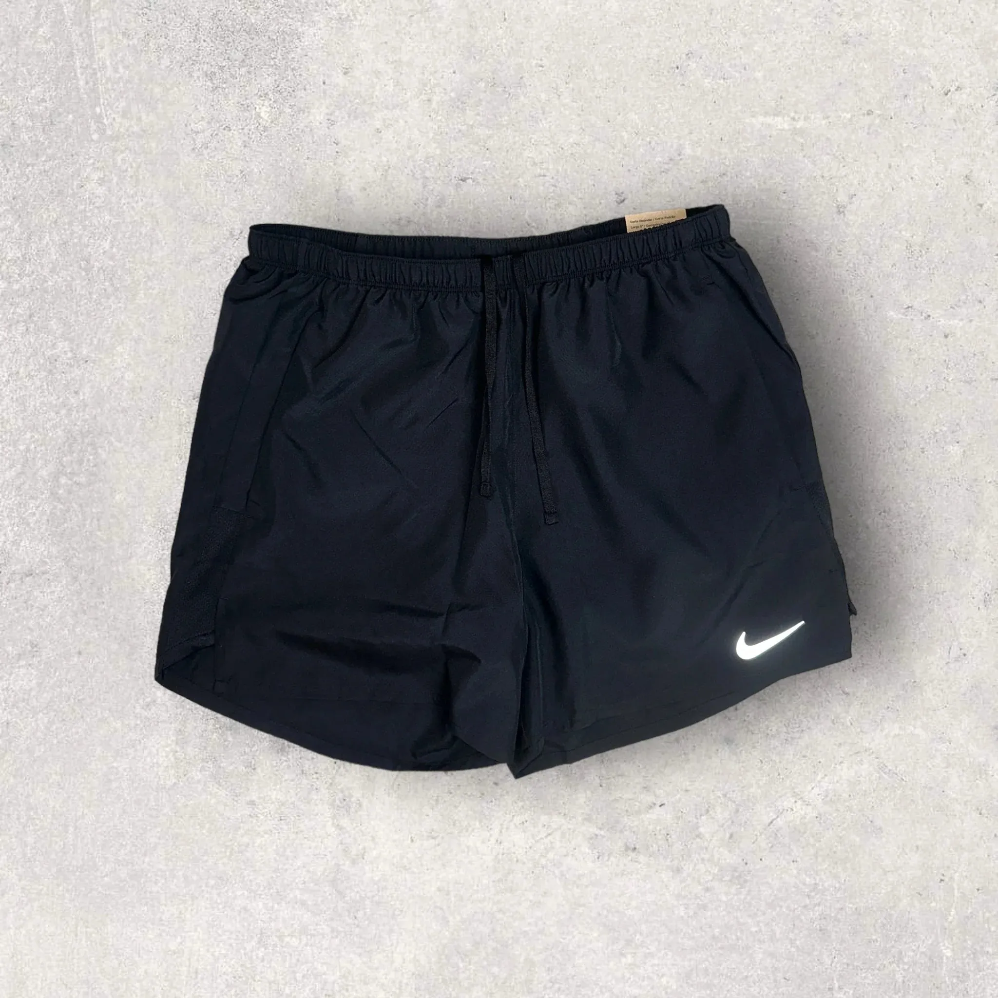 NIKE MILER 1.0 T-SHIRT/SHORT SET - WHITE/BLACK