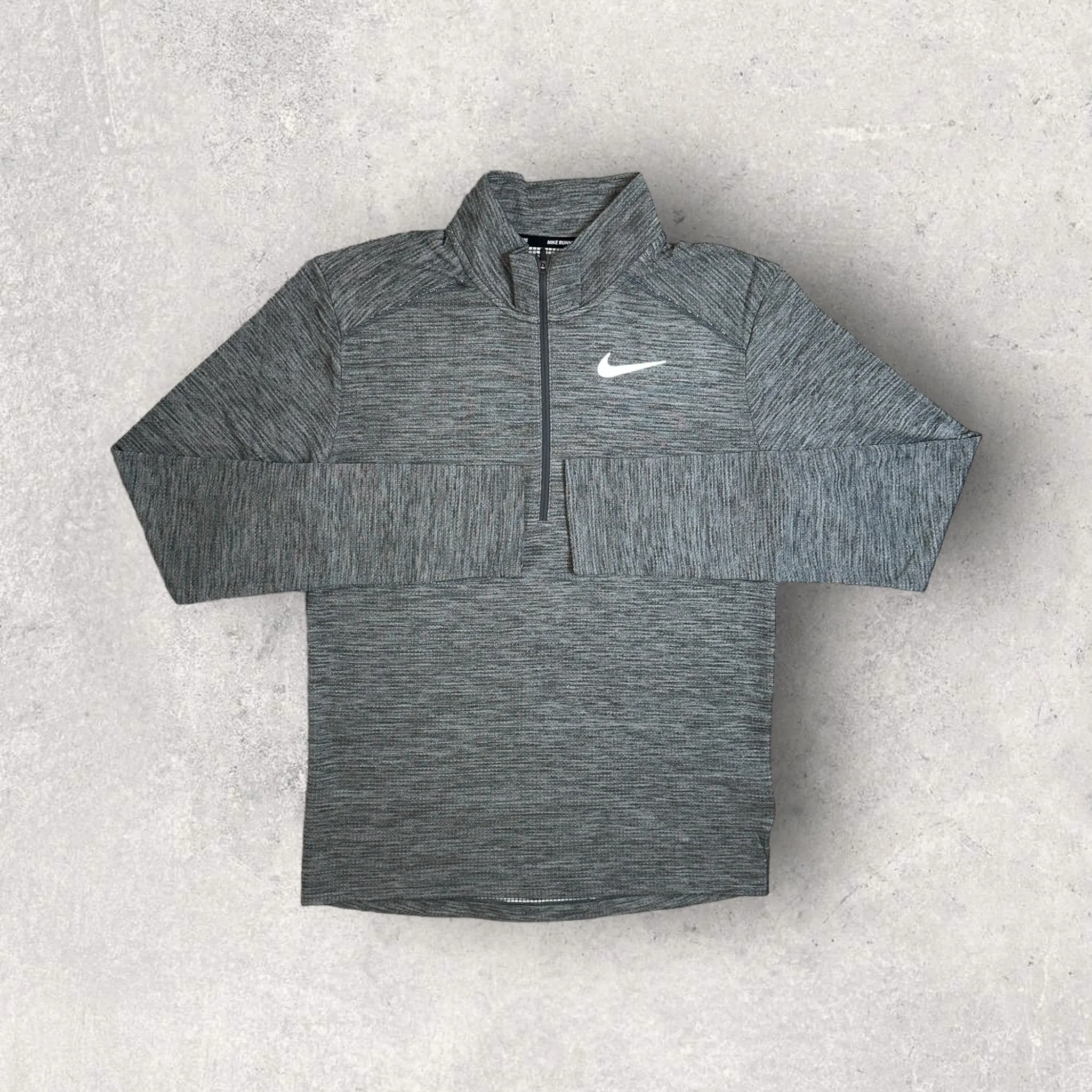 NIKE PACER 1/4 ZIP/SHORT SET - GREY