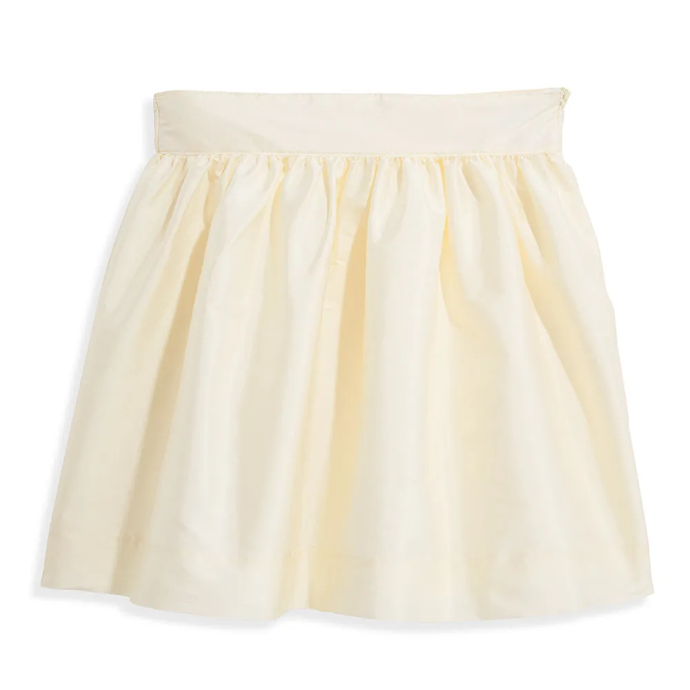 Party Skirt -- Ivory Taffeta