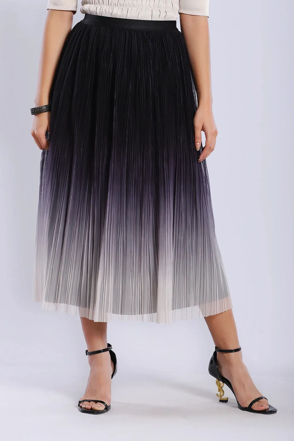 Premium Pleated Ombre Skirt