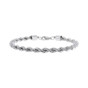 Rico Stainless Steel Rope Chain Bracelet