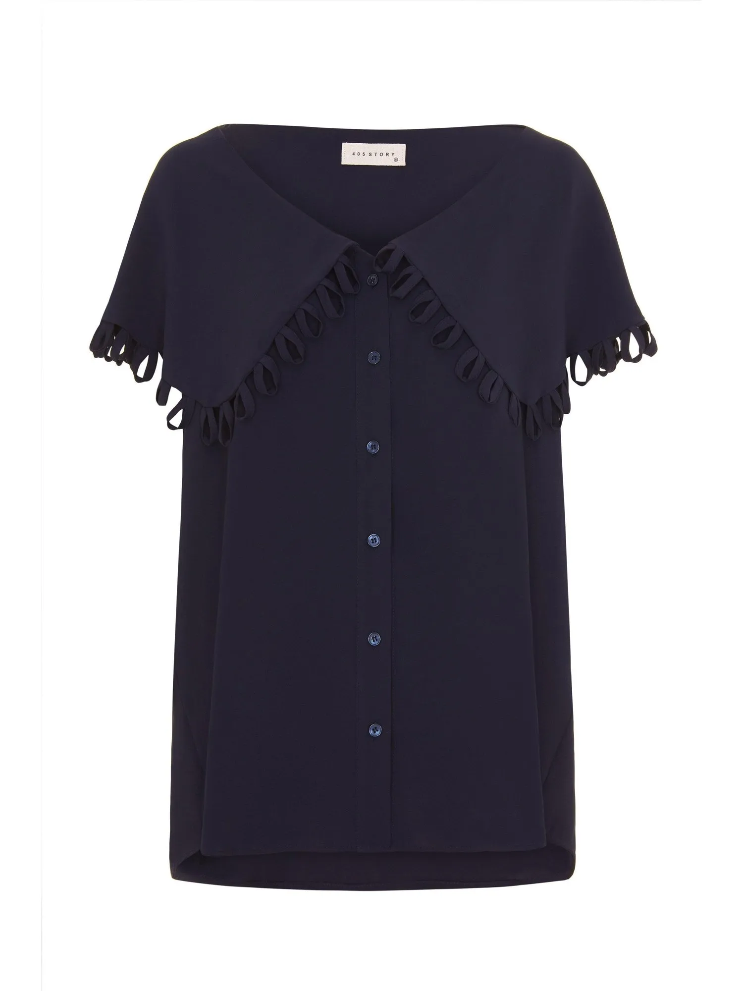 Taylor Blouse- Navy