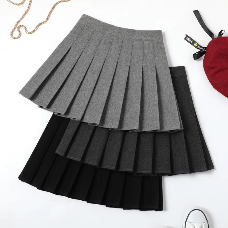 Thick Pleated Skirt