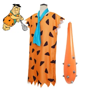 Trendy Fred Flintstone's Halloween Costume With Inflatable Big Stick