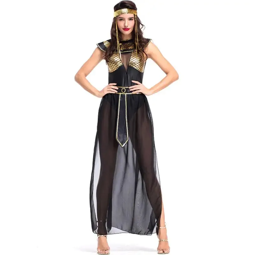 Trendy Halloween Medieval Egyptian Dress