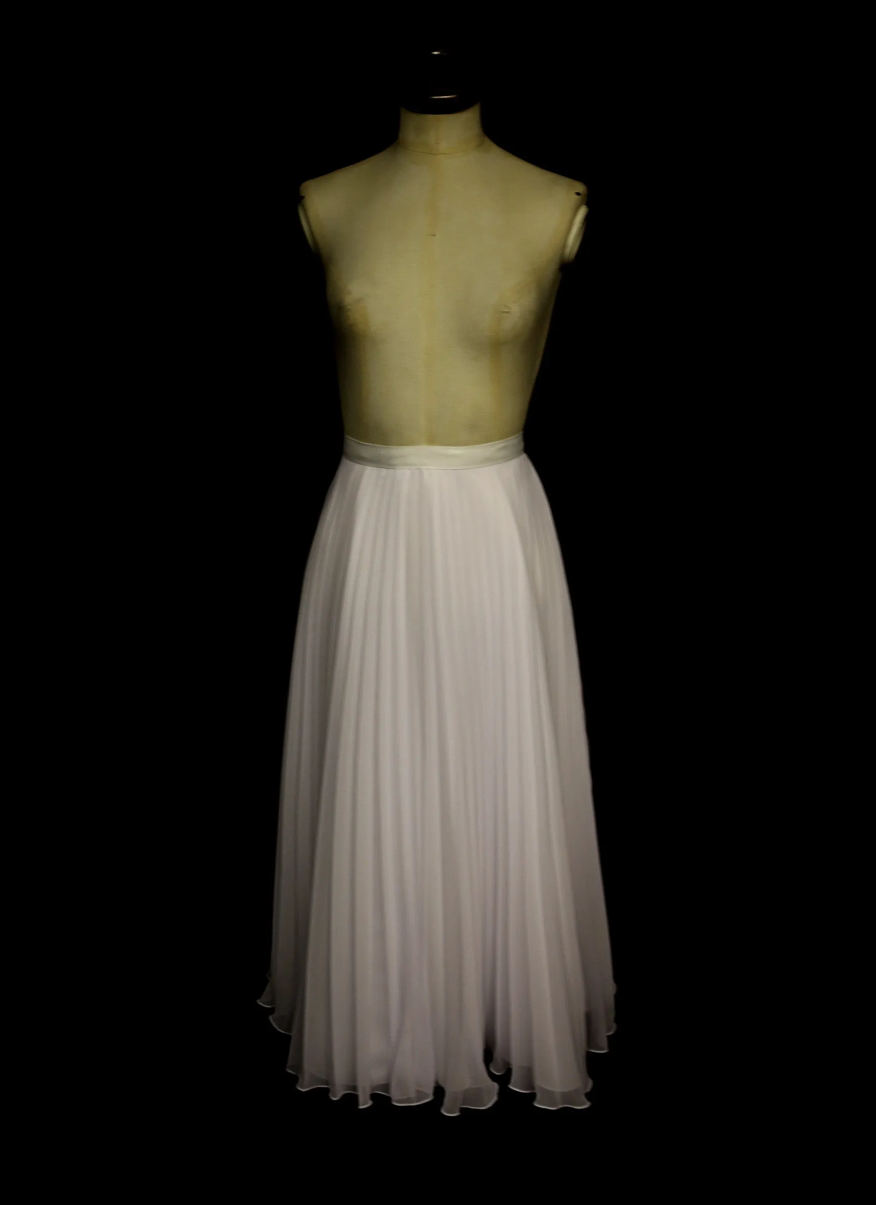 Wist - Bespoke Pleated Chiffon Full Circle Skirt