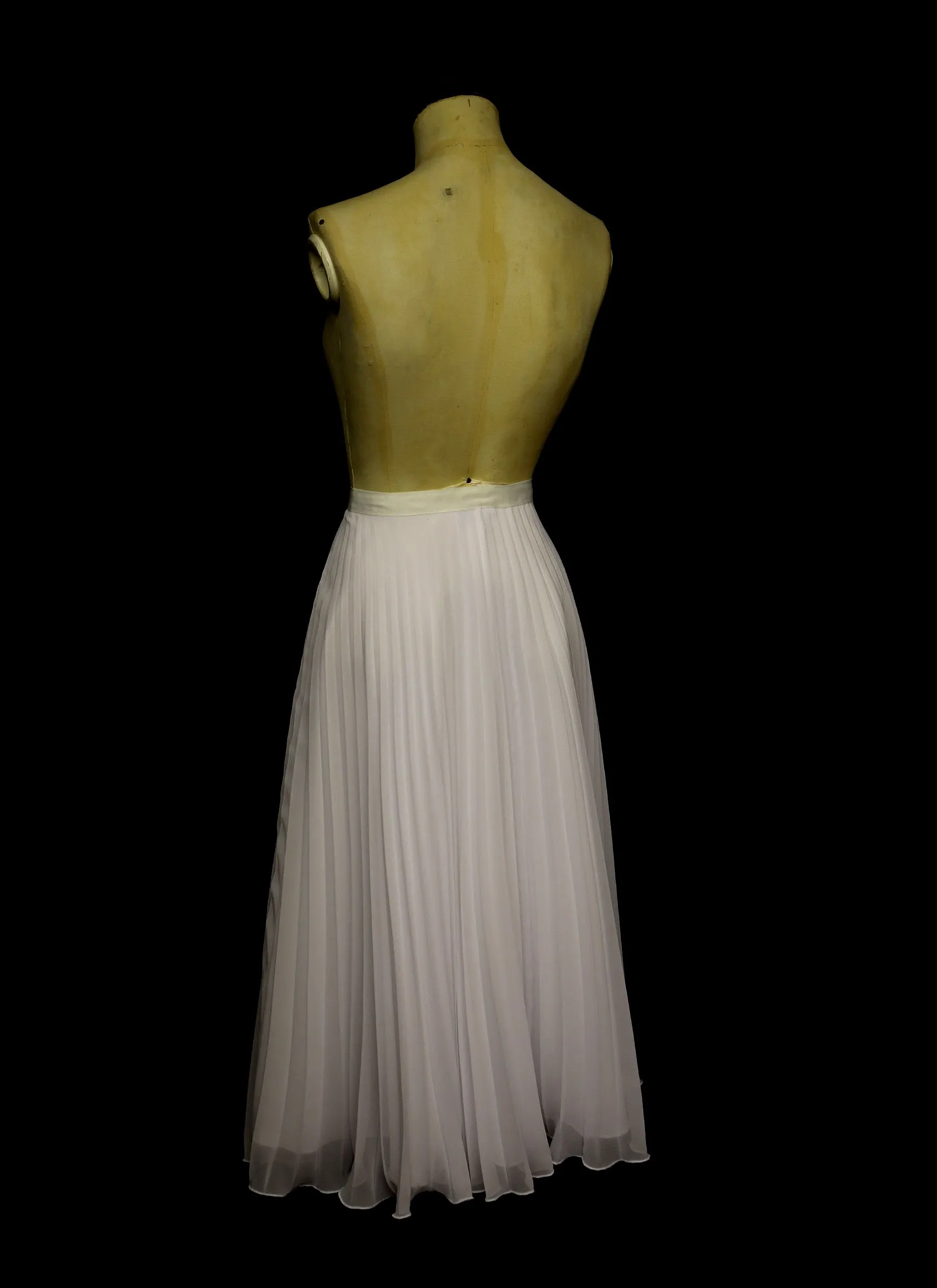 Wist - Bespoke Pleated Chiffon Full Circle Skirt