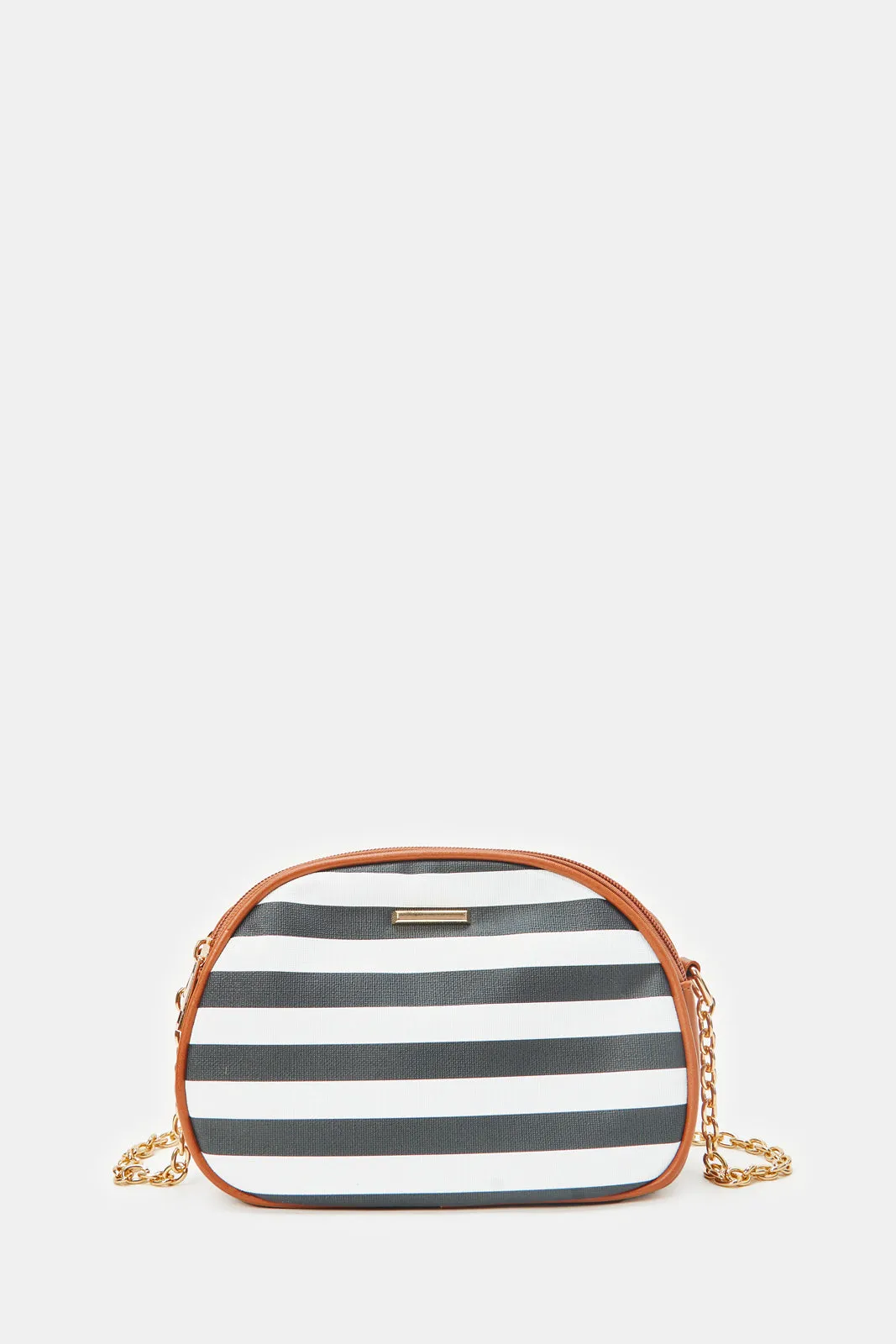 Women Assorted Striped Cross Body Bag