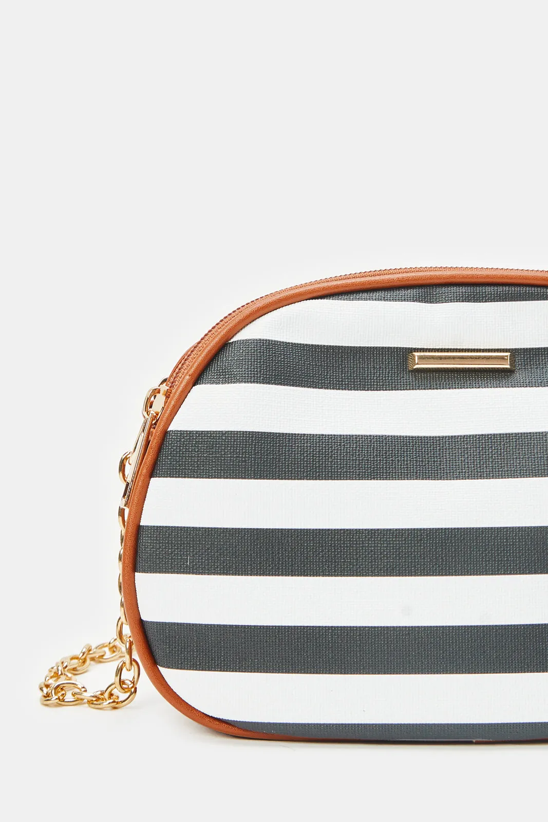 Women Assorted Striped Cross Body Bag