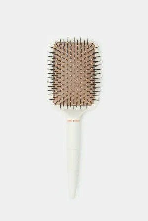 Women Cream Plain Hair Brush