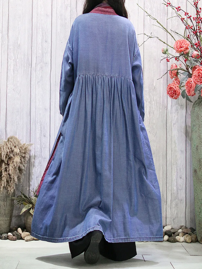 Women's Elegance Winter Loose Long Cardigan Dress