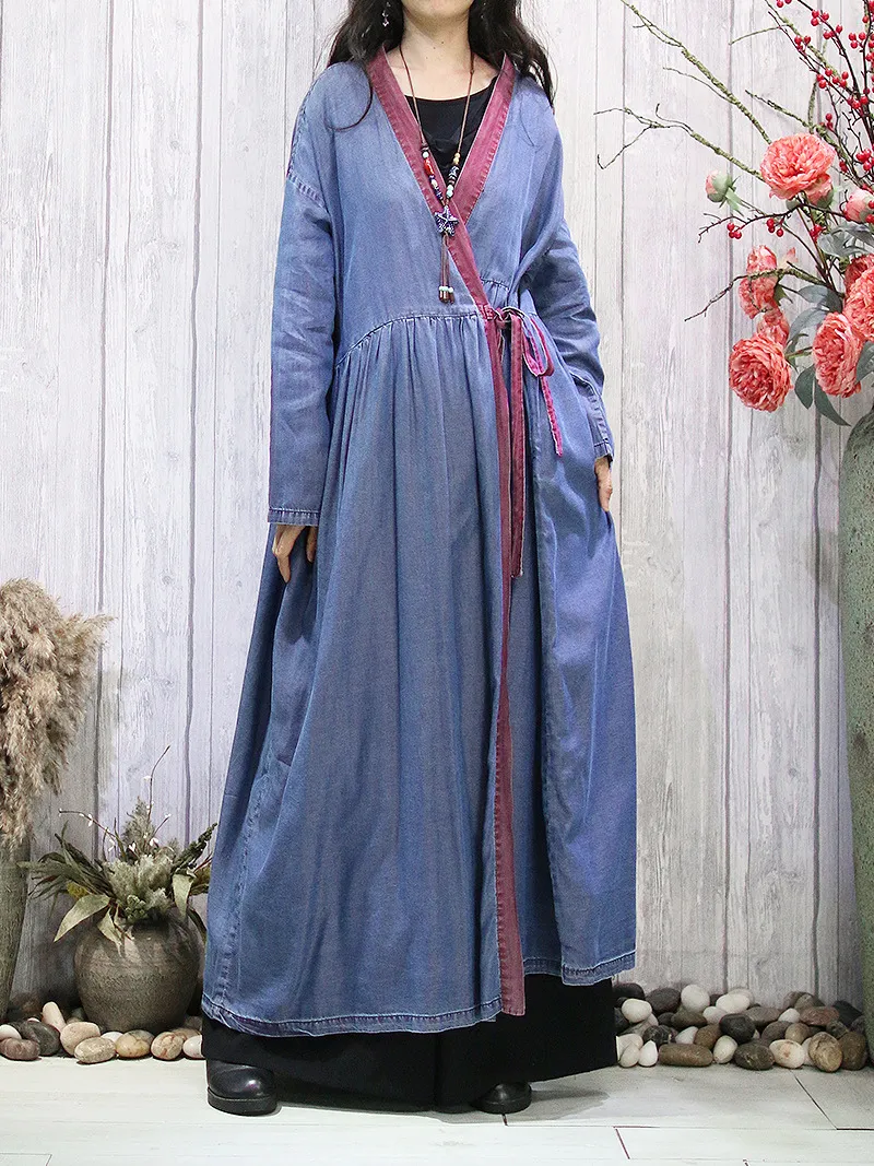 Women's Elegance Winter Loose Long Cardigan Dress