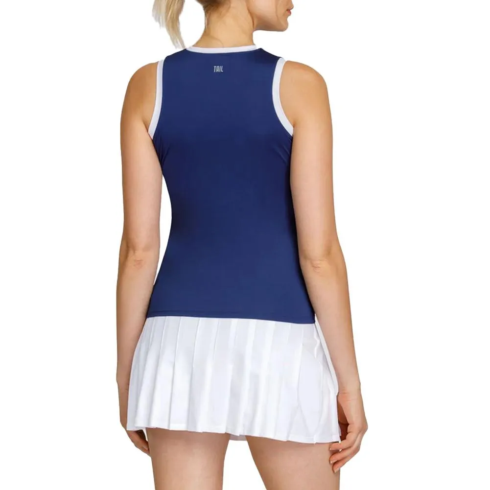 Women's Erie Novelty Neck Tennis Tank Blue Depths