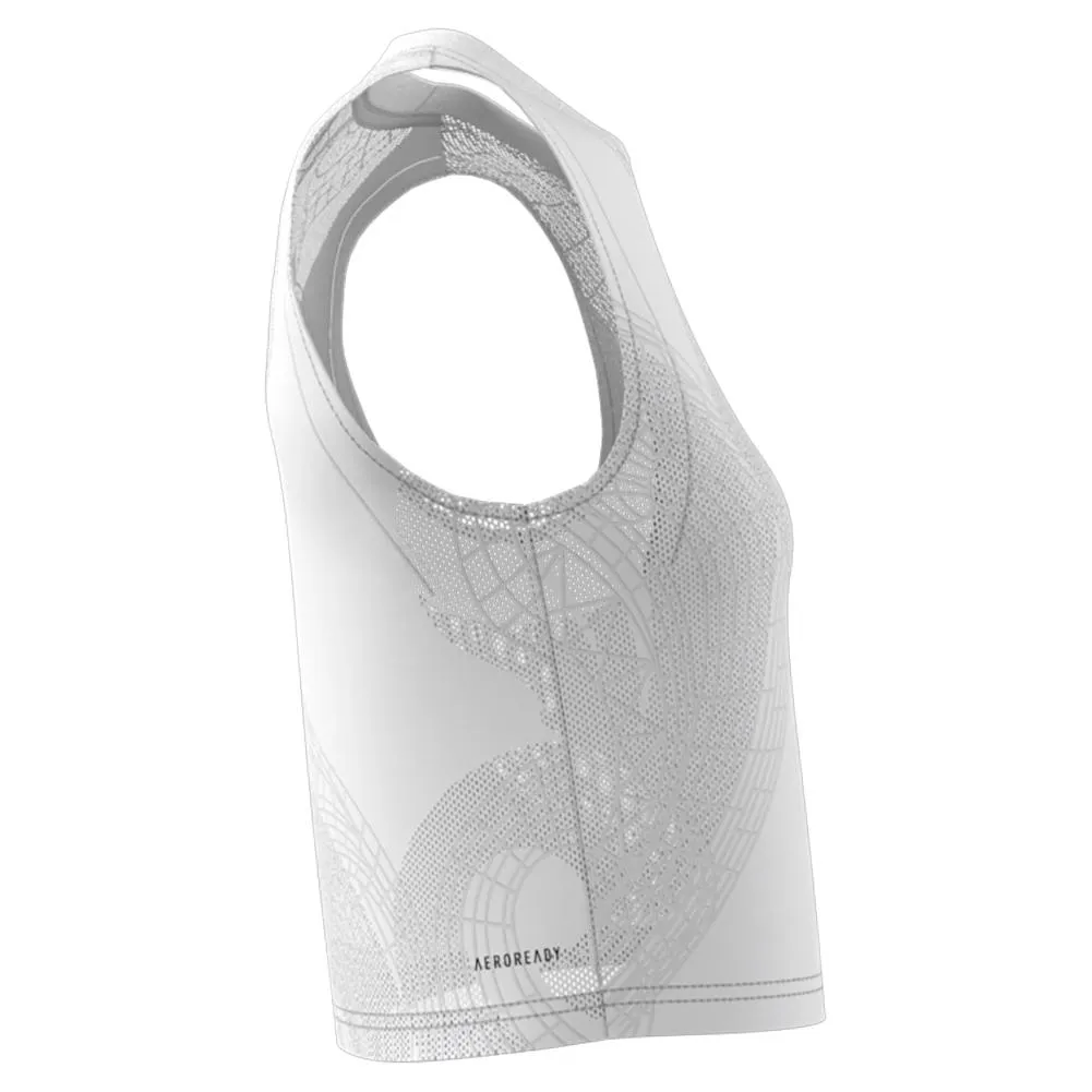 Women`s London Match Pro Tennis Tank White