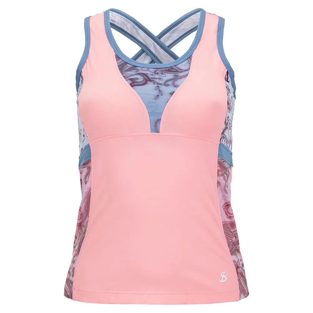 Women's Sweet Shots Tennis Tank Bubble