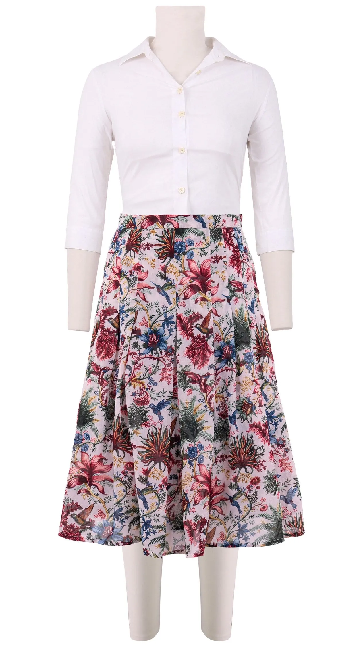 Zeller Skirt Long Length Cotton Musola (Botanic Eden)